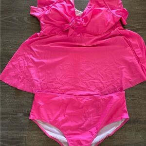 Pink women’s  Swim Tankini Set